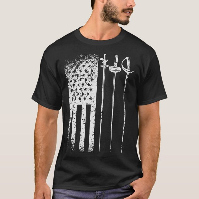 S2 Fencing Fencer (34) T-Shirt (Front)