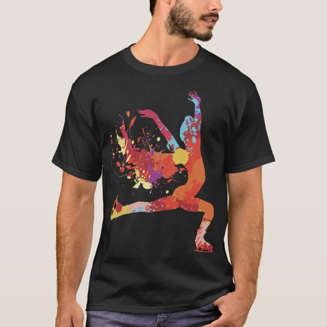 S2 Figure Skating Skate Figure Skater (26) T-Shirt (Front)