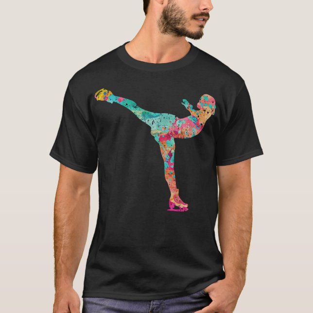 S2 Figure Skating Skate Figure Skater (31) T-Shirt (Front)