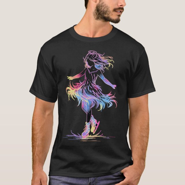 S2 Figure Skating Skate Figure Skater (6) T-Shirt (Front)