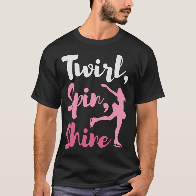 S2 Figure Skating Skate Figure Skater (75) T-Shirt (Front)