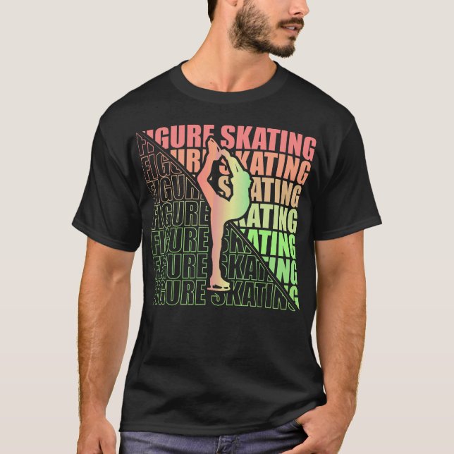 S2 Figure Skating Skate Figure Skater (77) T-Shirt (Front)