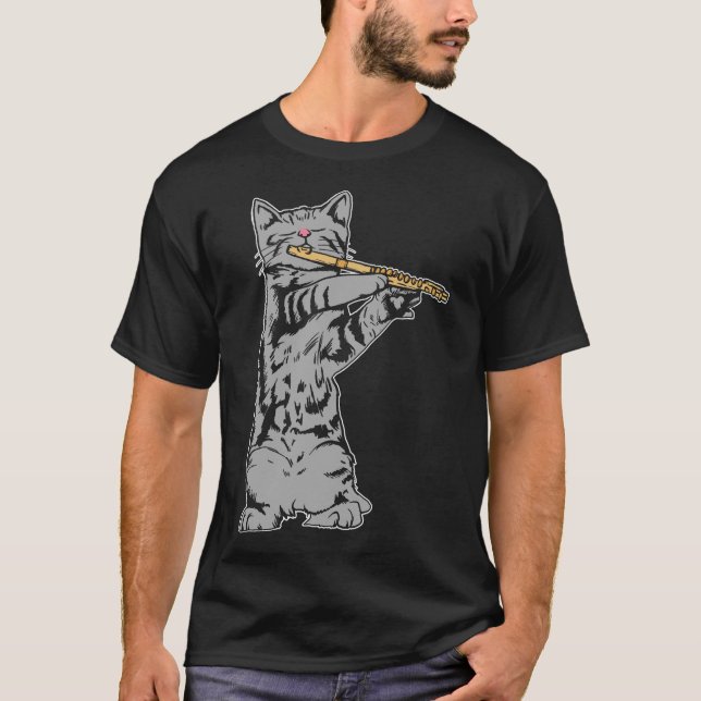 S2 Flute Player Flautist Flautist (114) T-Shirt (Front)