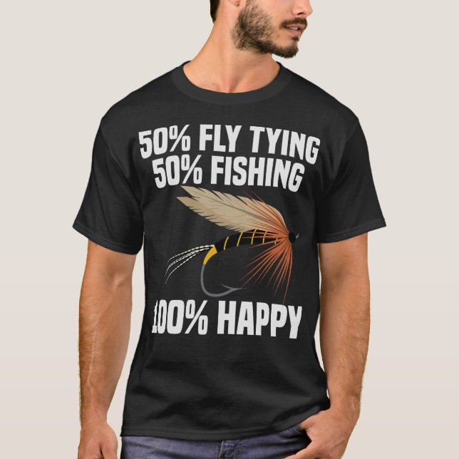 S2 Fly Fishing Fly Tying (58) T-Shirt (Front)