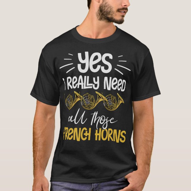 S2 French Horn (314) T-Shirt (Front)