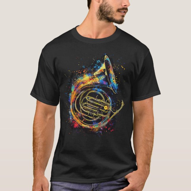 S2 French Horn (3) T-Shirt (Front)