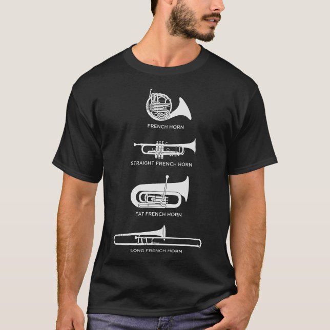 S2 French Horn (7) T-Shirt (Front)