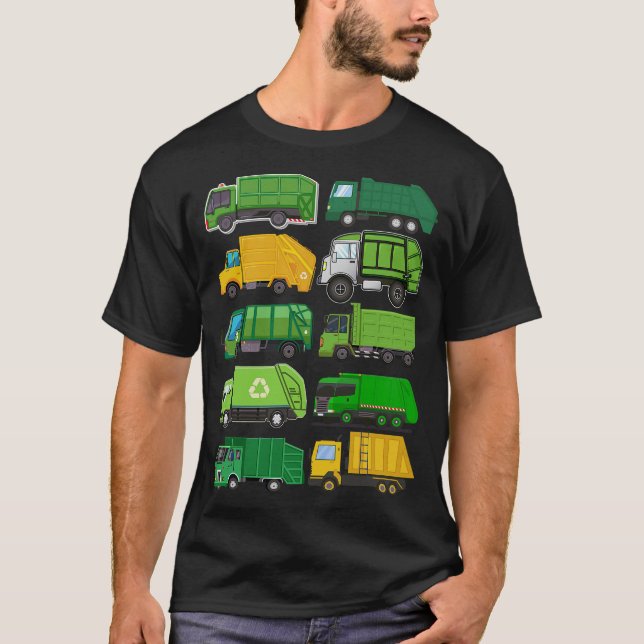 S2 Garbage Truck (89) T-Shirt (Front)