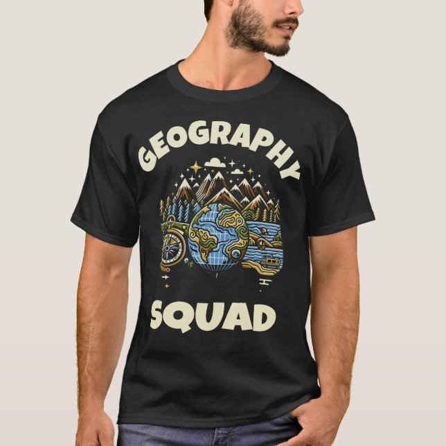 S2 Geography Geographer (65) T-Shirt (Front)