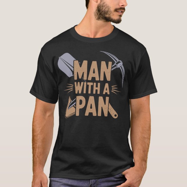 S2 Gold Panning Gold Panner (128) T-Shirt (Front)