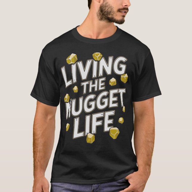 S2 Gold Panning Gold Panner (130) T-Shirt (Front)