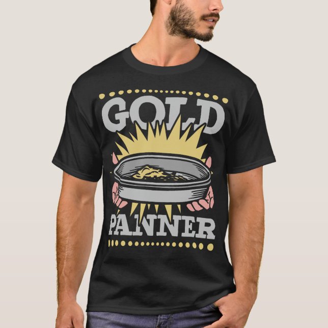 S2 Gold Panning Gold Panner (162) T-Shirt (Front)