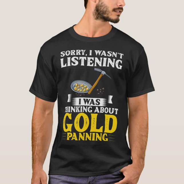 S2 Gold Panning Gold Panner (183) T-Shirt (Front)