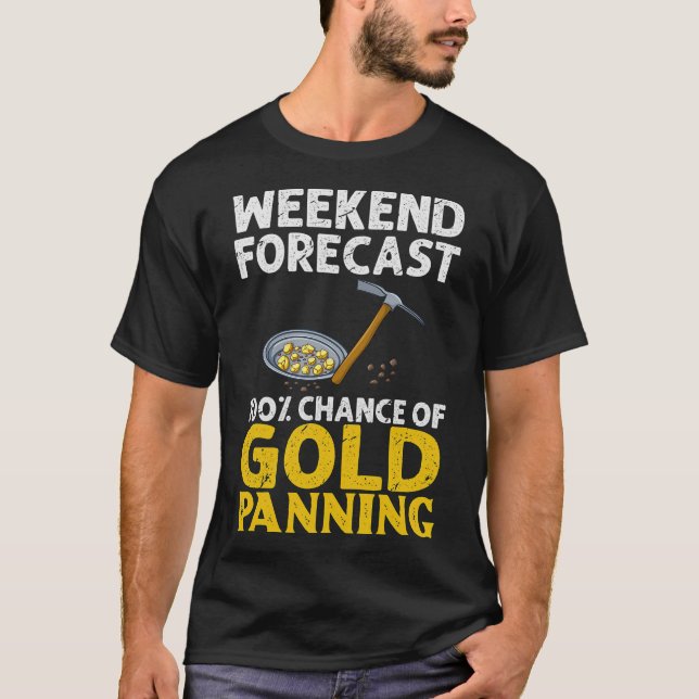 S2 Gold Panning Gold Panner (184) T-Shirt (Front)