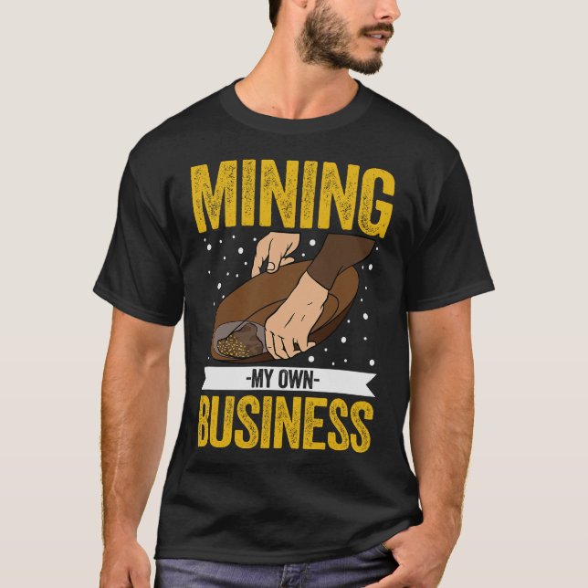 S2 Gold Panning Gold Panner (203) T-Shirt (Front)