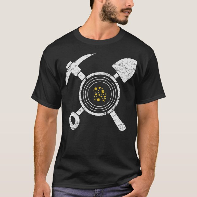 S2 Gold Panning Gold Panner (21) T-Shirt (Front)