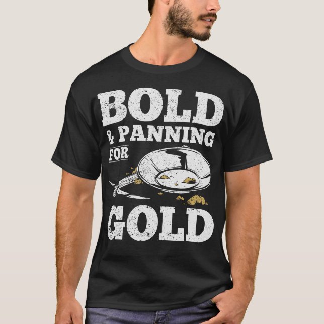 S2 Gold Panning Gold Panner (234) T-Shirt (Front)