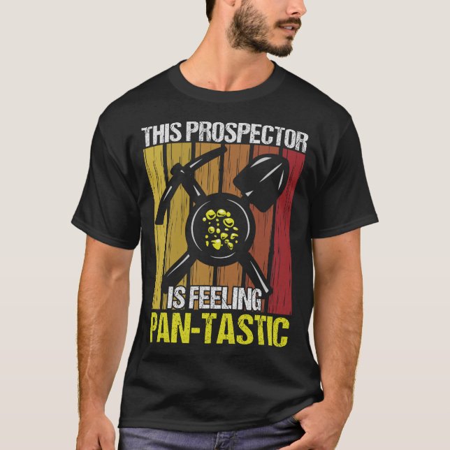 S2 Gold Panning Gold Panner (236) T-Shirt (Front)