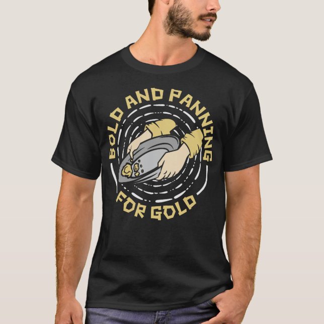 S2 Gold Panning Gold Panner (238) T-Shirt (Front)