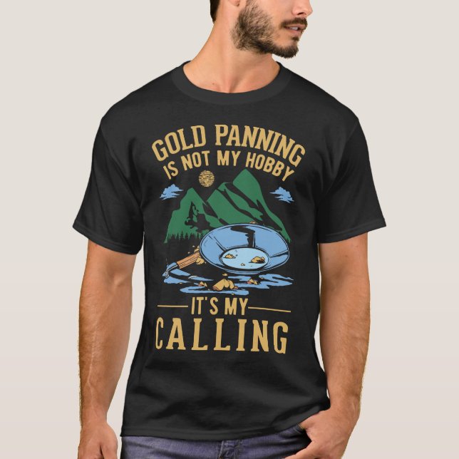 S2 Gold Panning Gold Panner (245) T-Shirt (Front)
