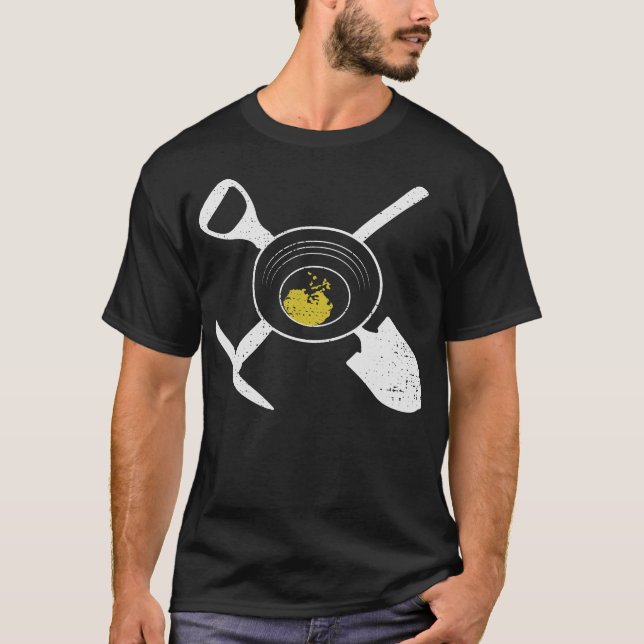 S2 Gold Panning Gold Panner (26) T-Shirt (Front)