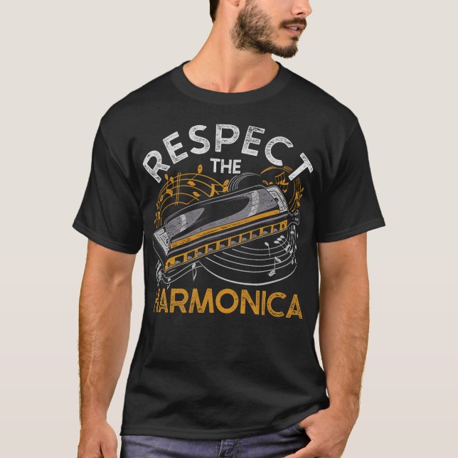 S2 Harmonica Mouth Organ (105) T-Shirt (Front)
