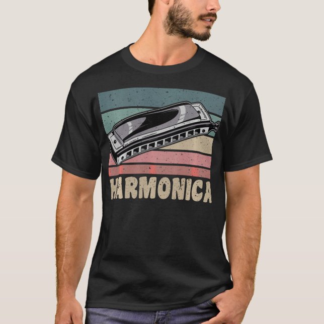S2 Harmonica Mouth Organ (90) T-Shirt (Front)