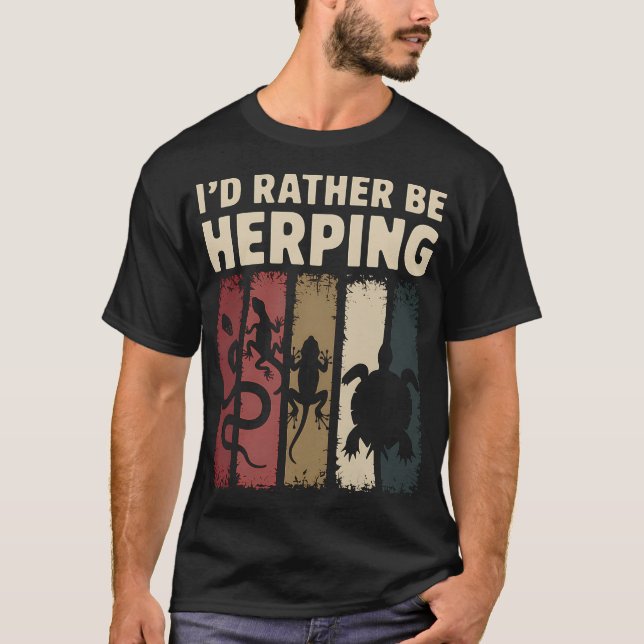 S2 Herping Herpetologist Herpetology Herper (107) T-Shirt (Front)