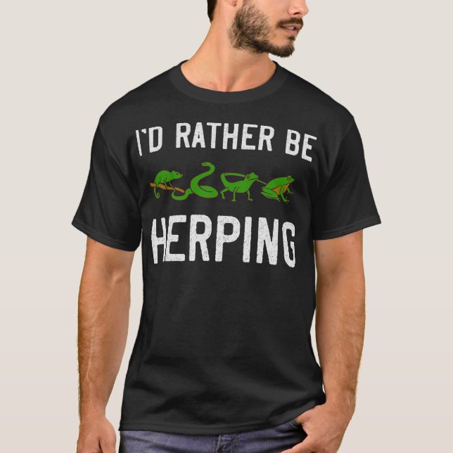 S2 Herping Herpetologist Herpetology Herper (11) T-Shirt (Front)
