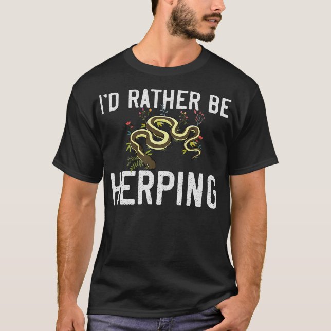 S2 Herping Herpetologist Herpetology Herper (19) T-Shirt (Front)
