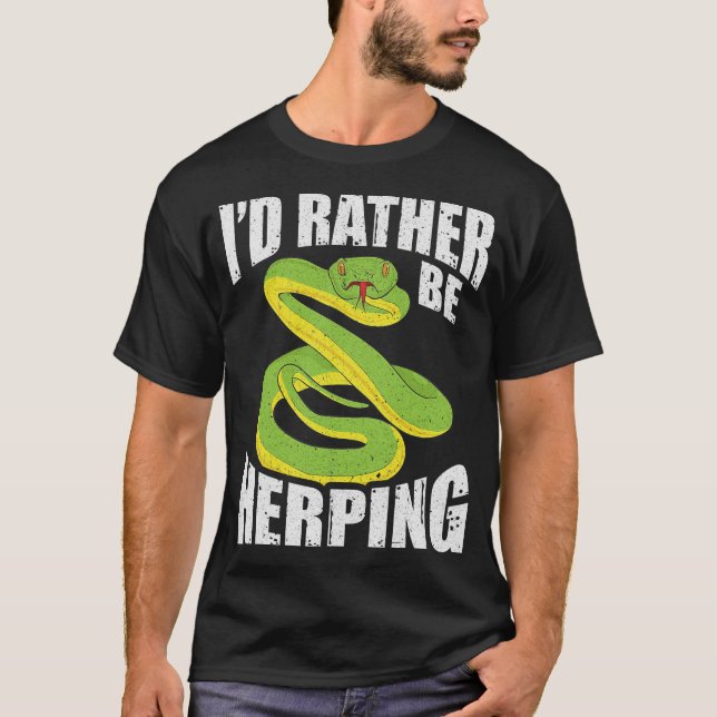 S2 Herping Herpetologist Herpetology Herper (28) T-Shirt (Front)