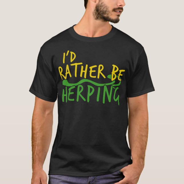 S2 Herping Herpetologist Herpetology Herper (33) T-Shirt (Front)