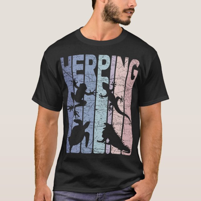 S2 Herping Herpetologist Herpetology Herper (56) T-Shirt (Front)