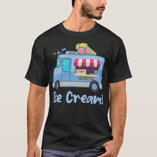 S2 Ice Cream Truck Trucks (128) T-Shirt (Front)