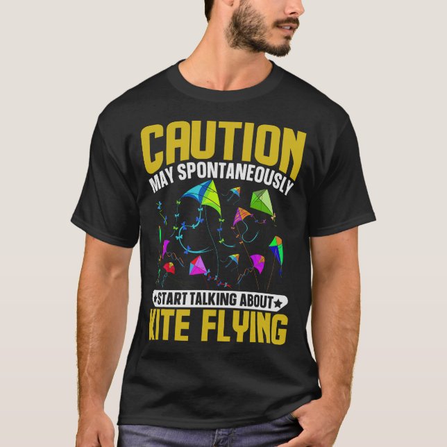 S2 Kite Flying Fly Kites (105) T-Shirt (Front)