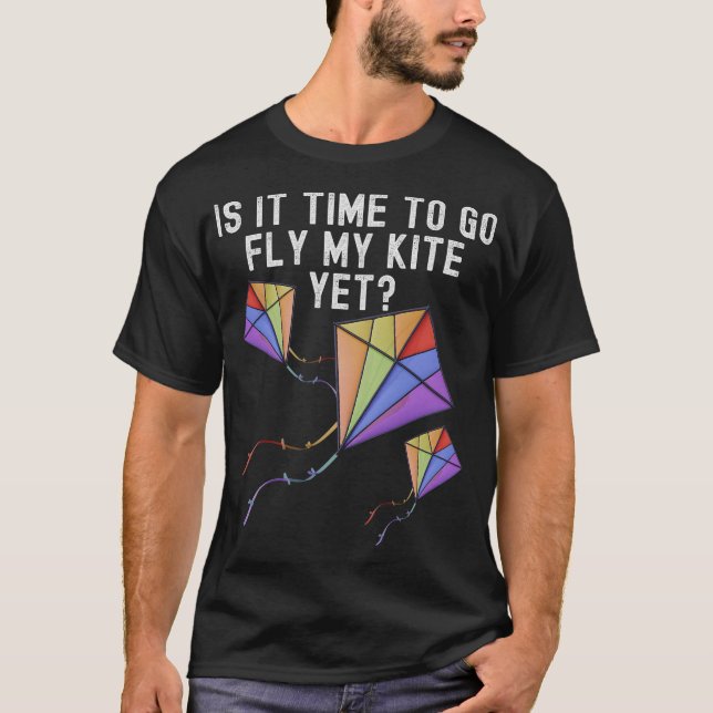 S2 Kite Flying Fly Kites (58) T-Shirt (Front)