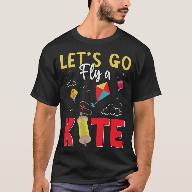 S2 Kite Flying Fly Kites (69) T-Shirt (Front)