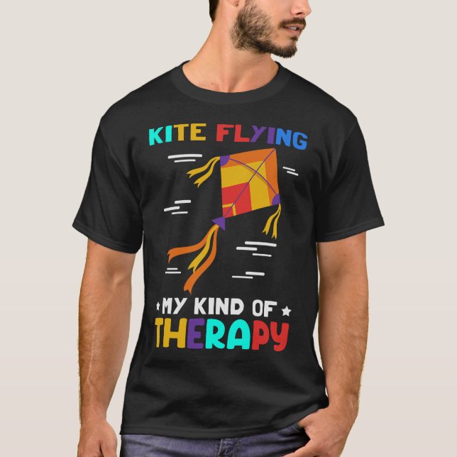 S2 Kite Flying Fly Kites (74) T-Shirt (Front)