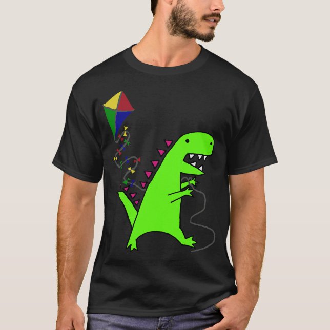 S2 Kite Flying Fly Kites (90) T-Shirt (Front)