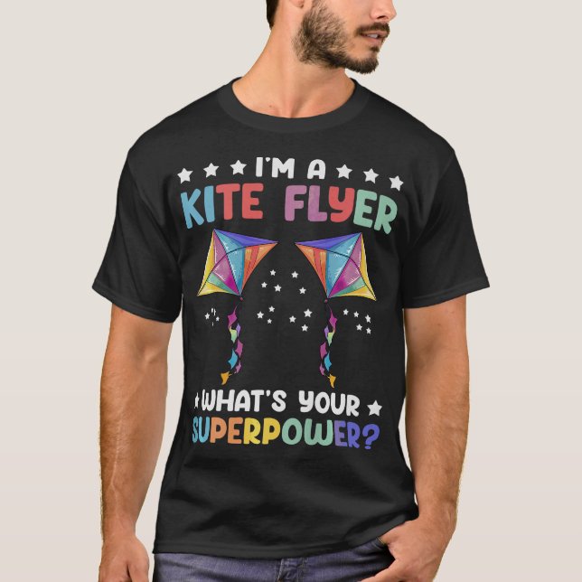 S2 Kite Flying Fly Kites (95) T-Shirt (Front)
