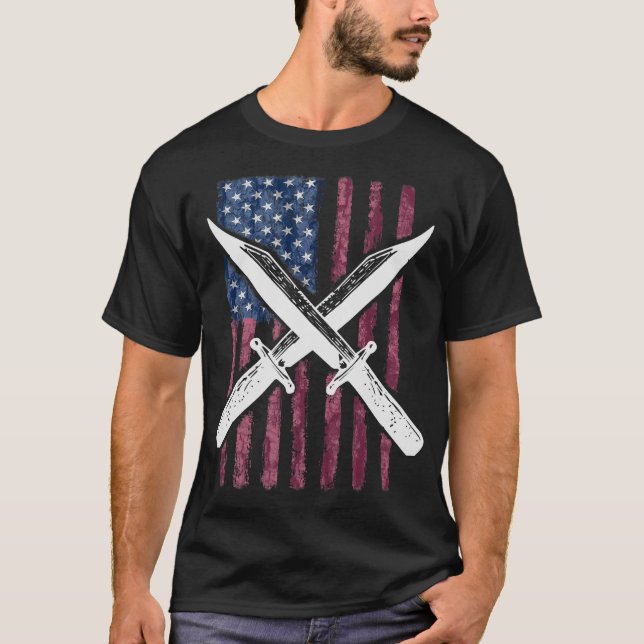 S2 Knife Throwing Knives (52) T-Shirt (Front)