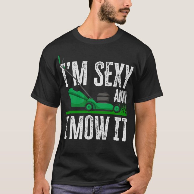 S2 Lawn Mowing Mower Lawnmower (12) T-Shirt (Front)