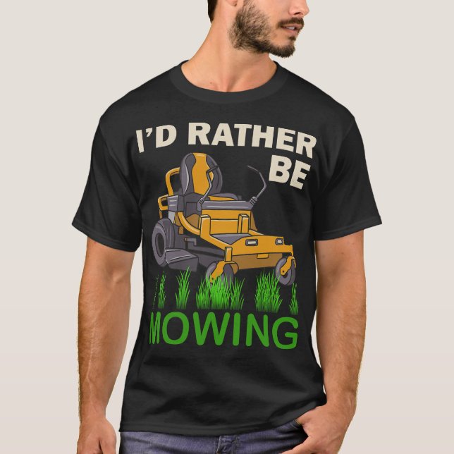 S2 Lawn Mowing Mower Lawnmower (13) T-Shirt (Front)