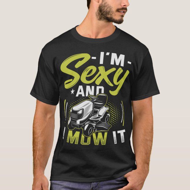 S2 Lawn Mowing Mower Lawnmower (22) T-Shirt (Front)
