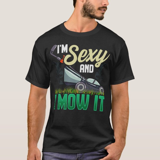 S2 Lawn Mowing Mower Lawnmower (31) T-Shirt (Front)