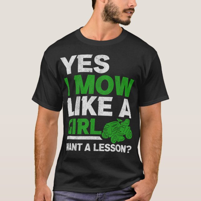S2 Lawn Mowing Mower Lawnmower (69) T-Shirt (Front)