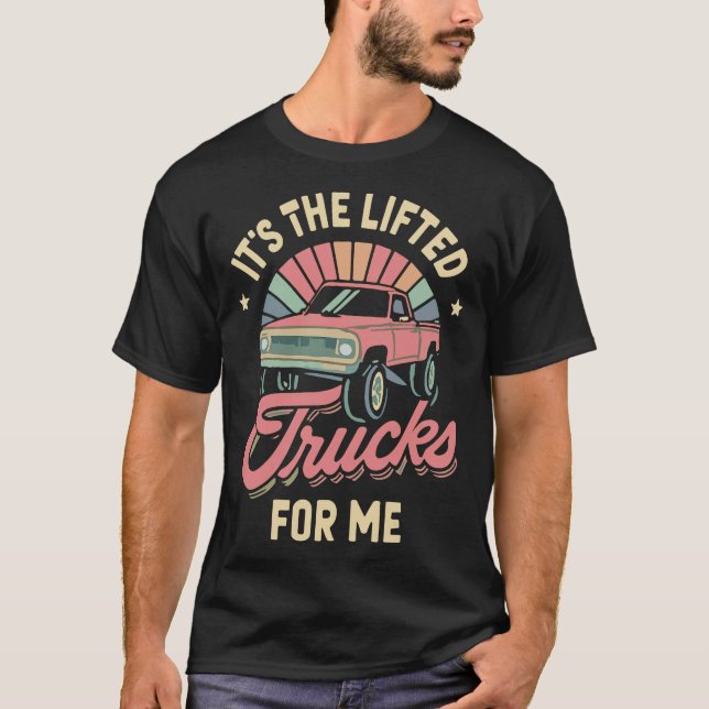 S2 Lifted Truck Lifted Trucks (27) T-Shirt (Front)