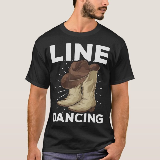S2 Line Dancing Line Dance Line Dancer (100) T-Shirt (Front)