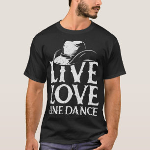 S2 Line Dancing Line Dance Line Dancer (10) T-Shirt