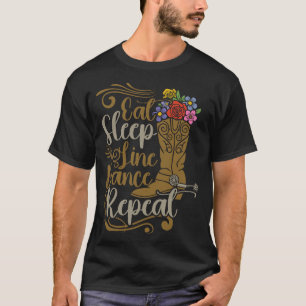S2 Line Dancing Line Dance Line Dancer (151) T-Shirt